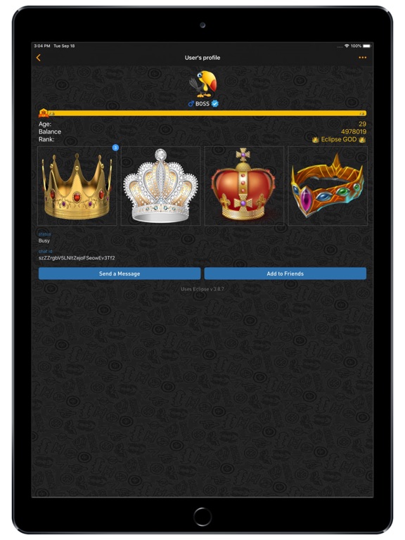Screenshot #5 pour Eclipse - Chat Rooms