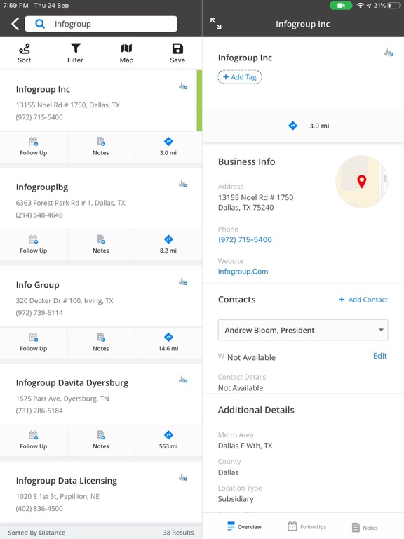 Screenshot #5 pour Salesgenie