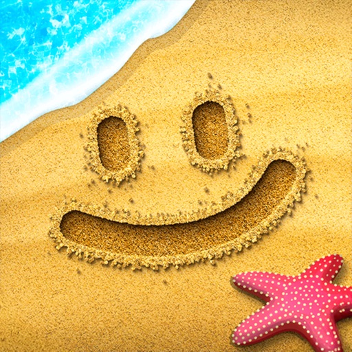 Sand Draw: Beach Wave Art Game