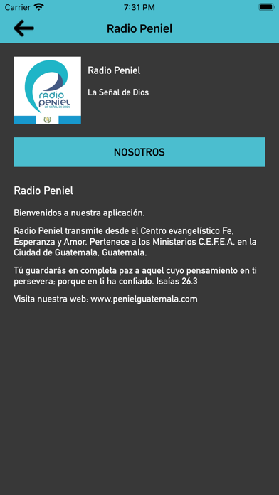 Screenshot #2 pour Radio Peniel