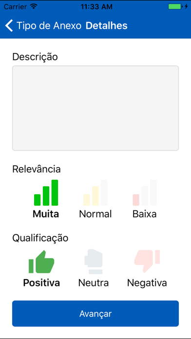 Diário de Desempenho screenshot