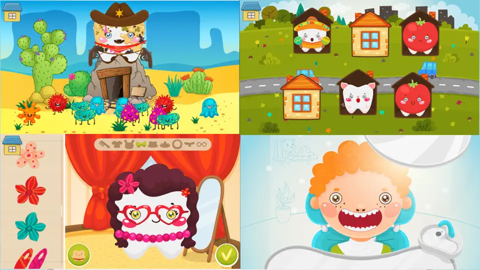 Captura de pantalla de Dientes Juegos Bebé Para Niños en iPhone 5