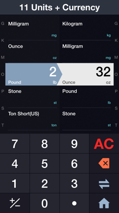 CONVERT UNITS screenshot 1