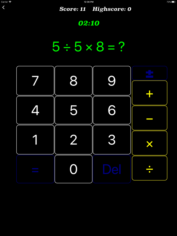 Screenshot #5 pour Games Of Math