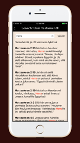 Raamattu: Pyhä Raamattu Suomi screenshot