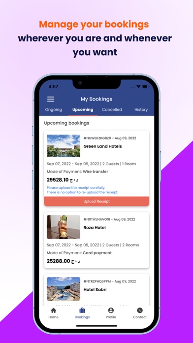 Namlatic Hotel Booking Screenshot