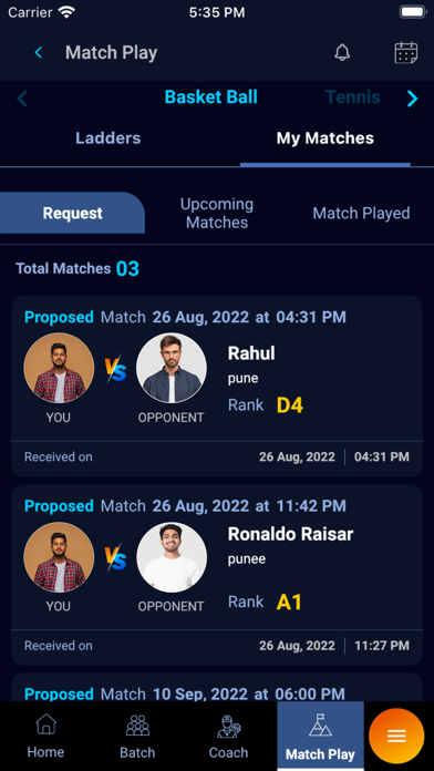 SportsSkill Screenshot