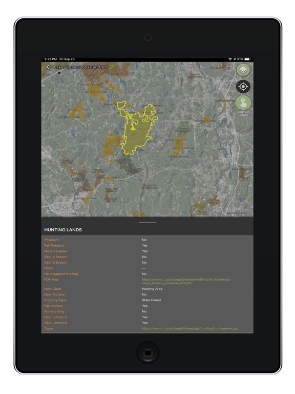 HuntStand: GPS Maps & Tools iPad screenshot 5 - Sports app