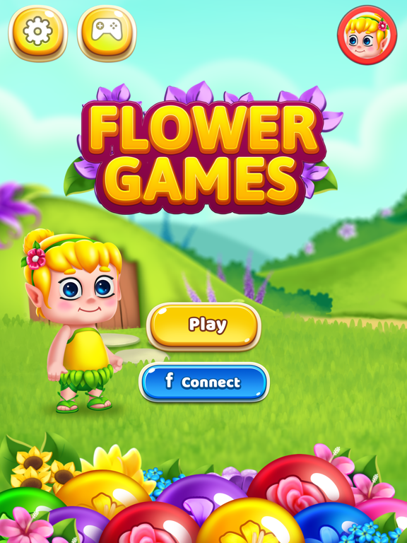Flower Games - Bubble Pop 2024 iPad screenshot 8 - Games app