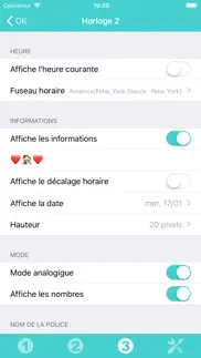 widget horloge iPhone Captures Décran 4