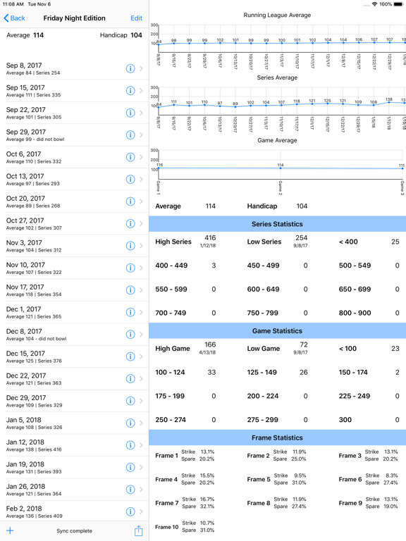 Lane Legend iPad screenshot 2 - Sports app