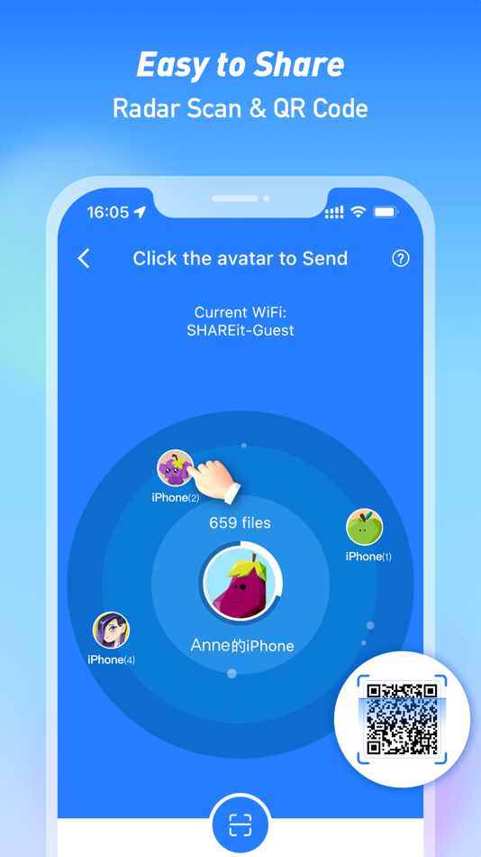 #4. SHAREit: Transfer, Share Files (iOS) 由: SHAREit Technologies Co. Ltd