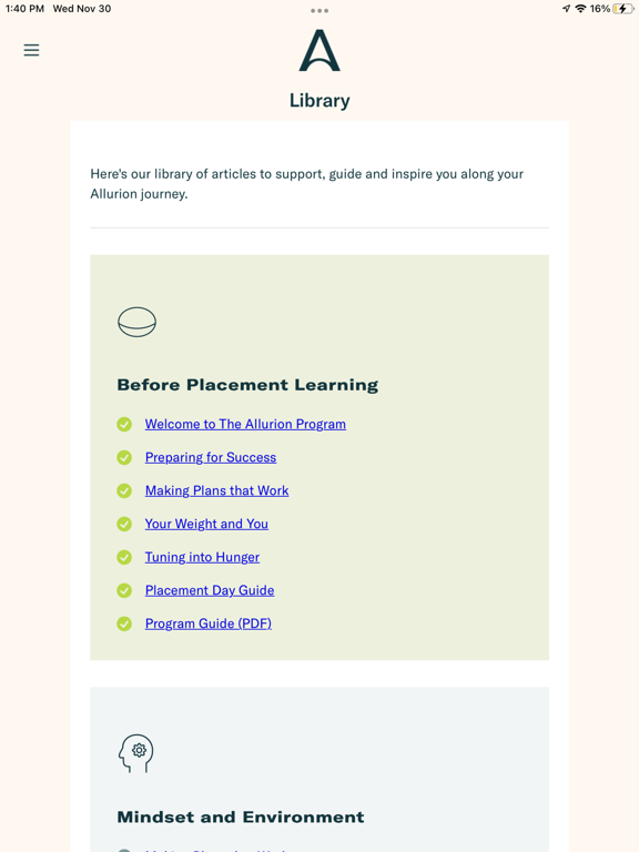 Allurion iPad screenshot 8 - Health & Fitness app