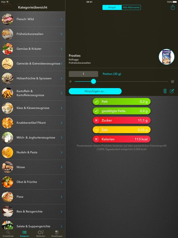FoodCheck - Lebensmittelampel iPad screenshot