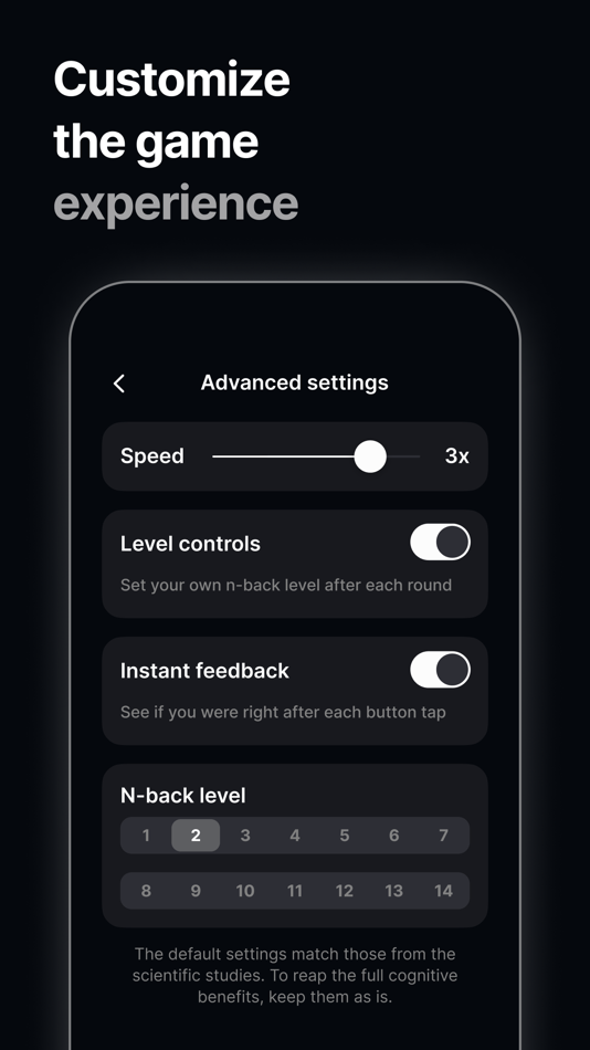 #6. N-Back Challenge (iOS) Podle: Rivuspurus