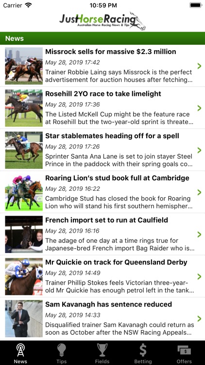 Just Horse Racing Tips & Bets