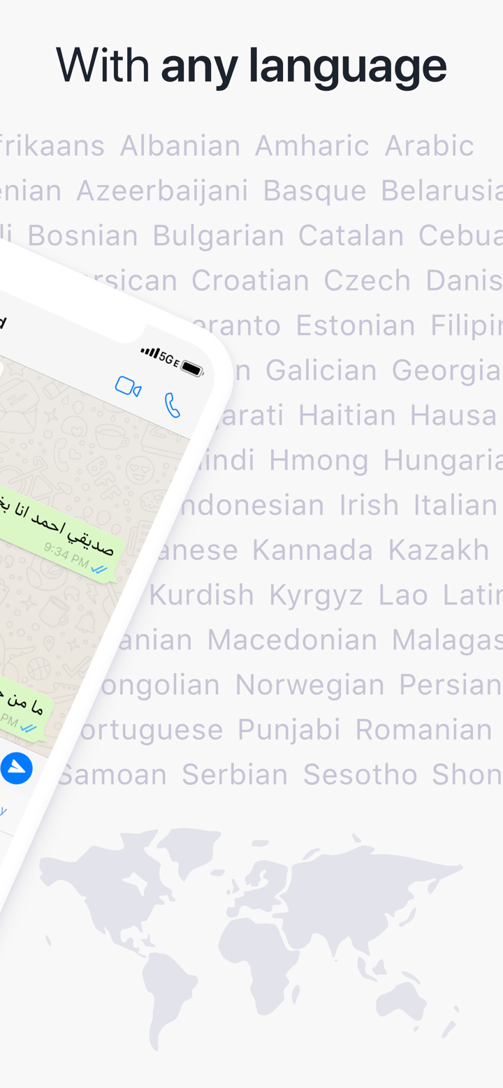 TransKey: Text Translator Chat screenshot 3