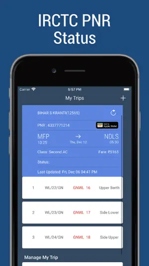 Indian Railway Train Enquiry screenshot 3