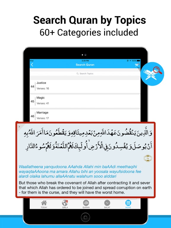 Qibla Connect® - Salah Times iPad screenshot 4 - Lifestyle app
