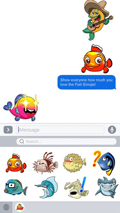 Screenshot #2 pour Seamoji - Fish Emojis