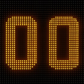 Digital Clock - LED Retro