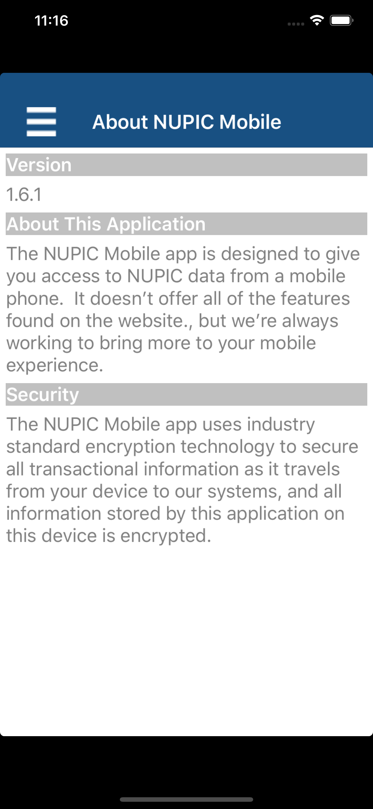 NUPIC Mobile screenshot 5