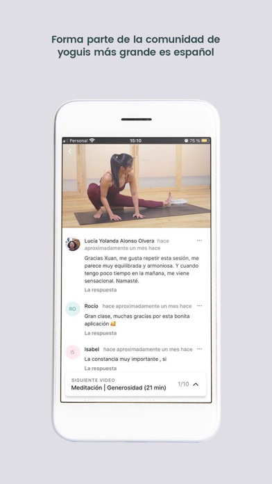 Xuan Lan Yoga y Meditación Screenshot