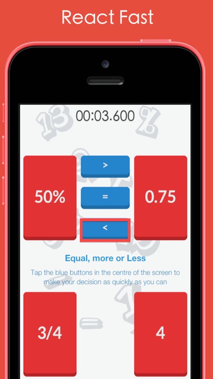 Equal, More, or Less