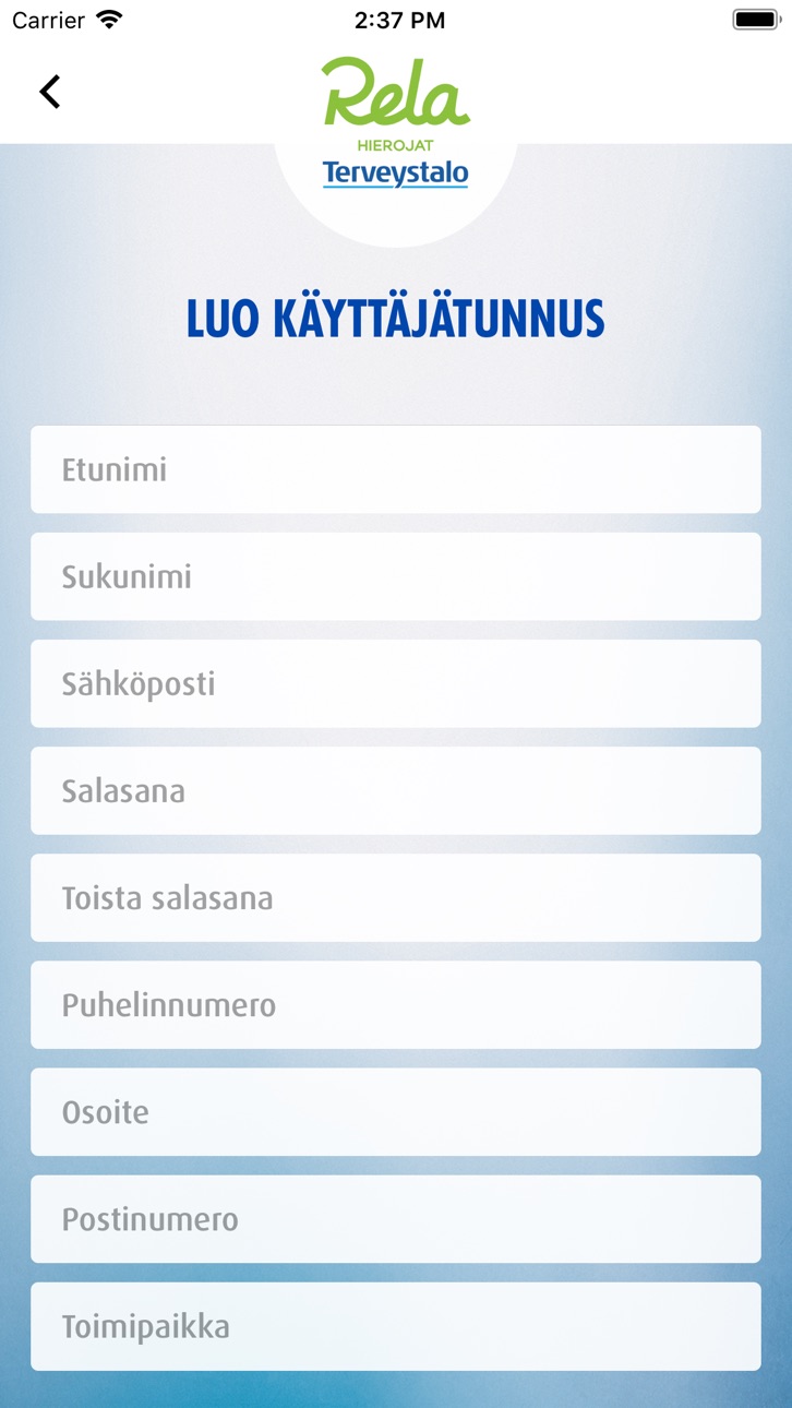 iPhone screenshot
