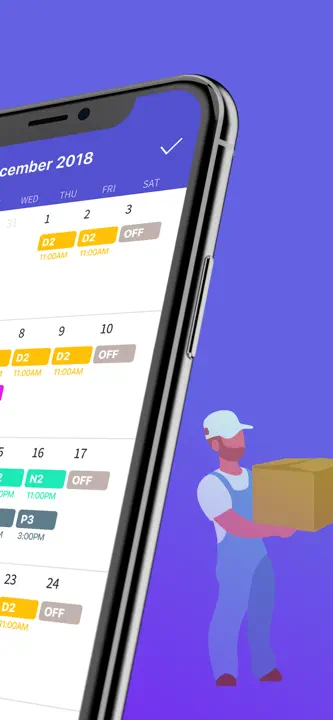 Shift Day Work Calendar: Screenshot 2 von 7