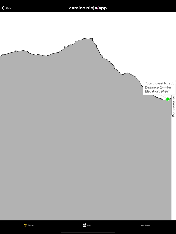 Camino Ninja App iPad screenshot 7 - Travel app