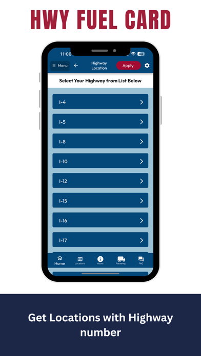 HWY FUEL CARD Screenshot