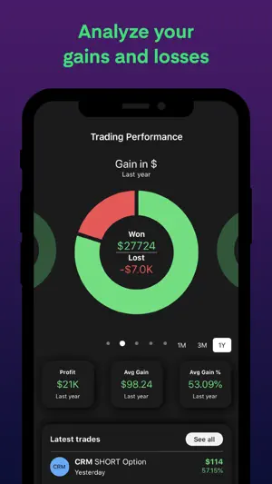 kinfo - Trading Journal screenshot 1