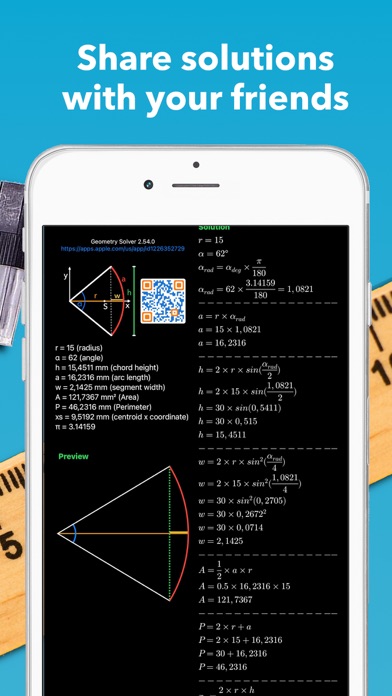 Geometry solver and calculator Screenshot