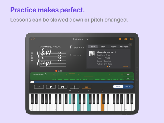 Chordio: compose & learn music iPad screenshot 6 - Music app