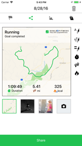 Running Walking Tracker Goals screenshot
