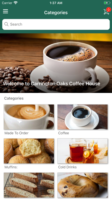 Carrington Oaks Coffeehouse Screenshot