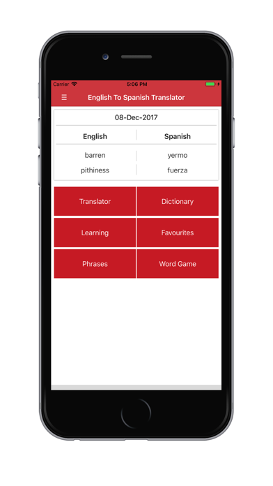 Screenshot #1 pour Spanish English Translators