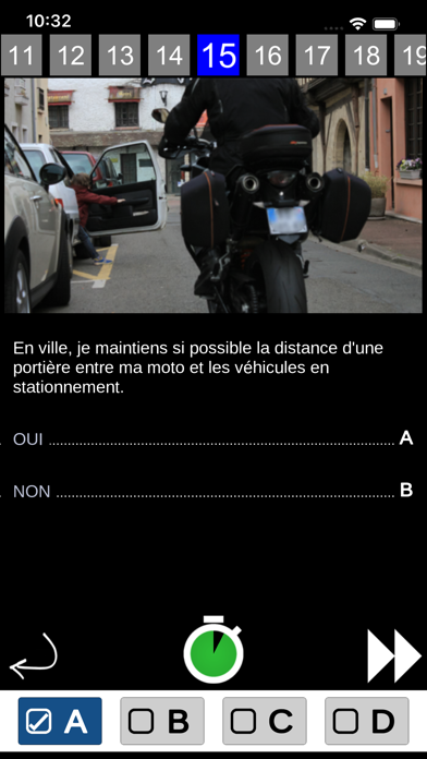 Examen Permis Moto - Code ETM iPhone screenshot 6 - Education app