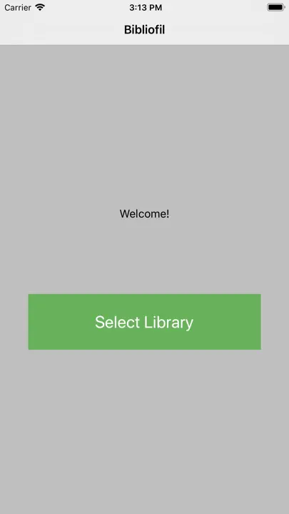 Bibliofil iPhone-skjermbilde 1