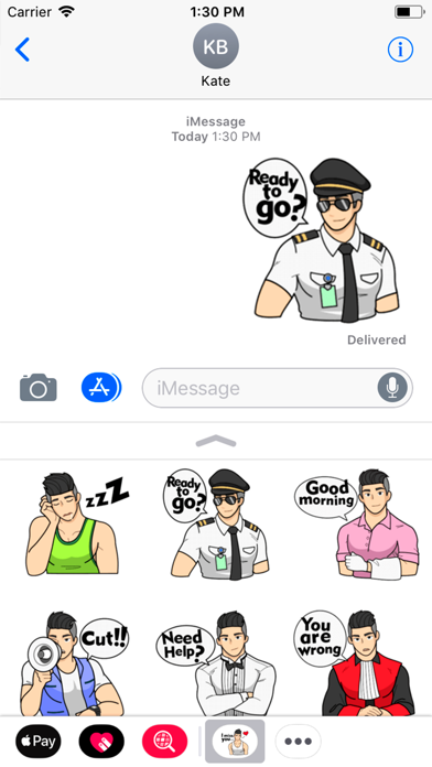 Sexy Man Sticker Screenshot