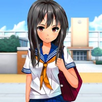 Anime School Girl Life Game 3D logo
