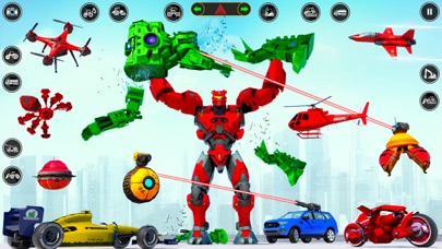 Jet Transform Robot Car Games Screenshot