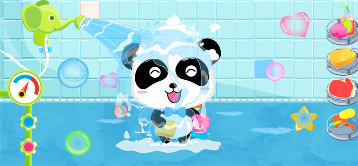 Permainan Mandi Panda screenshot 4