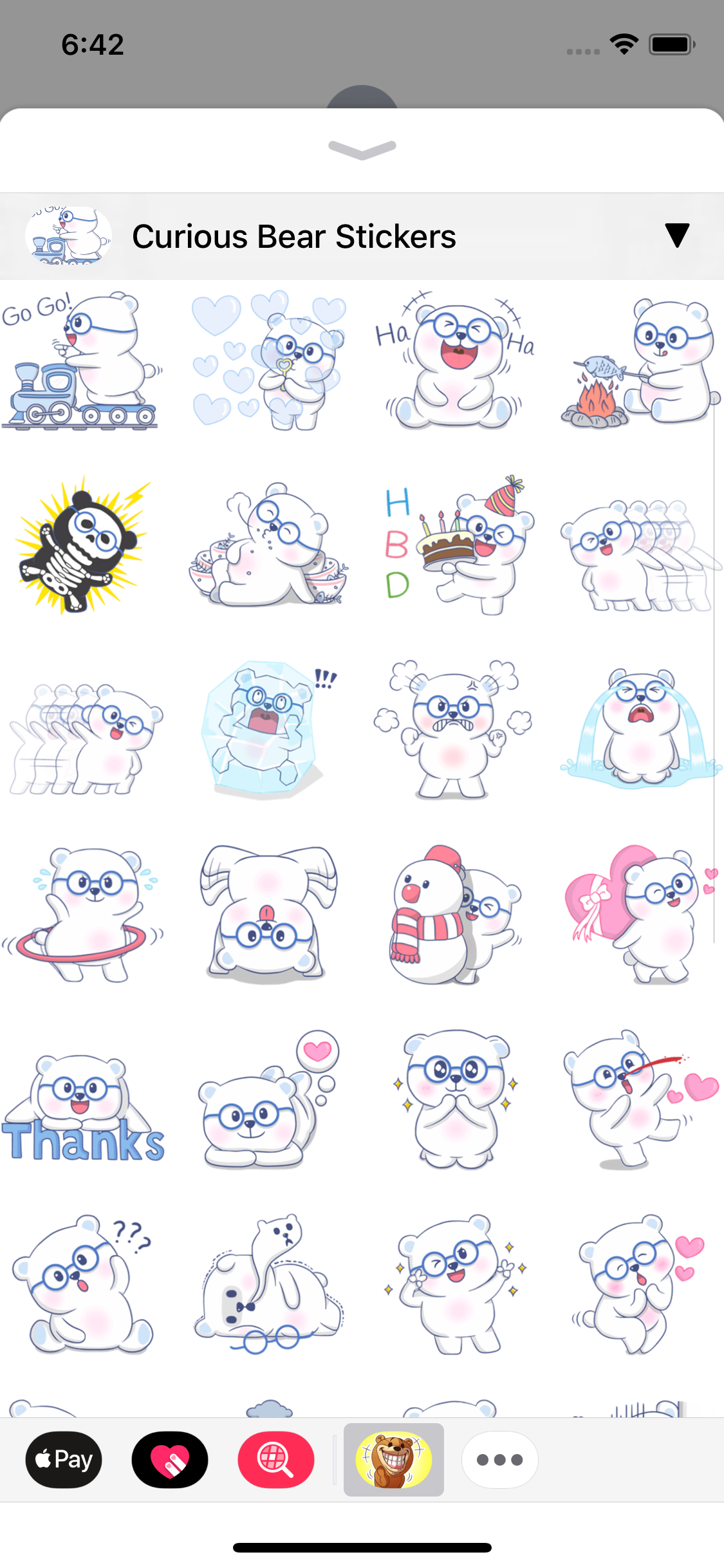 Bear Stickers: Cute Emojis screenshot 8