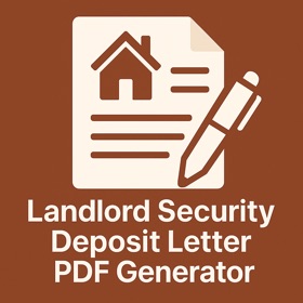 Deposit Letter PDF Generator