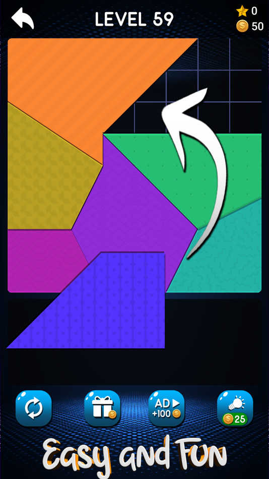 #8. Pazzel: New Tangram Puzzles (iOS) 由: Nguyen Thanh Nam