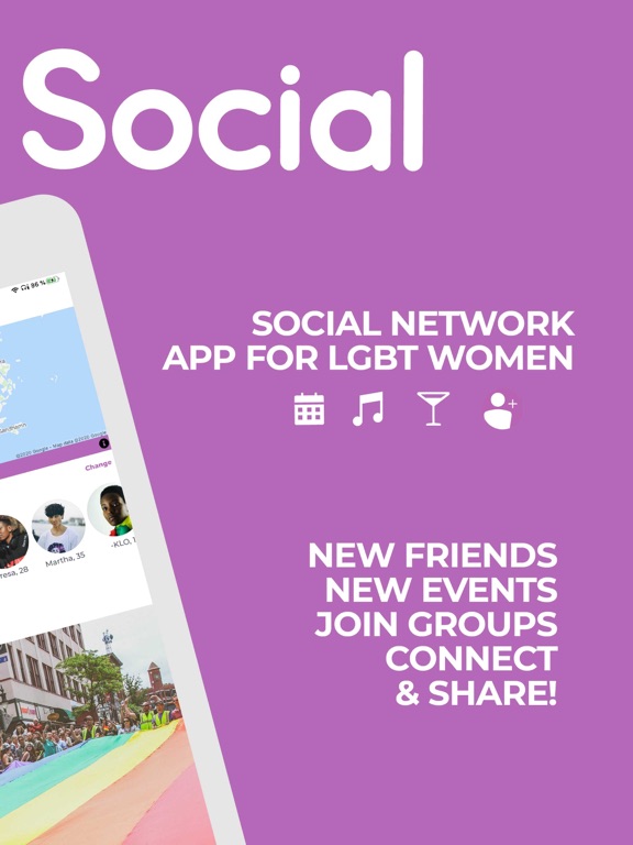 Screenshot #5 pour LesBeSocial - LGBTQ friends
