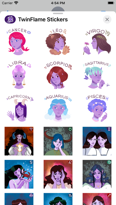 TwinFlame - Astrology Stickers Screenshot