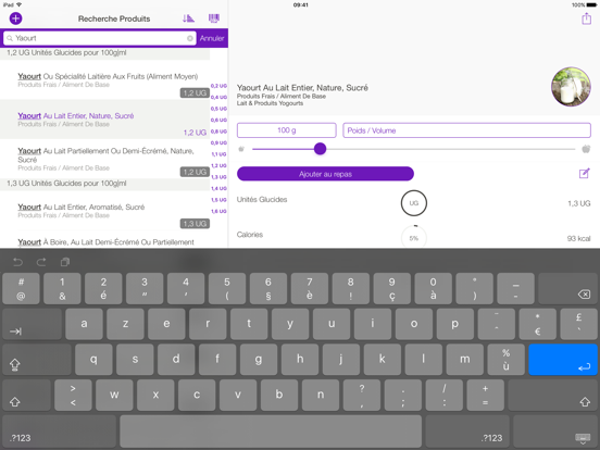 Screenshot #6 pour Compteur Glucides Diabète